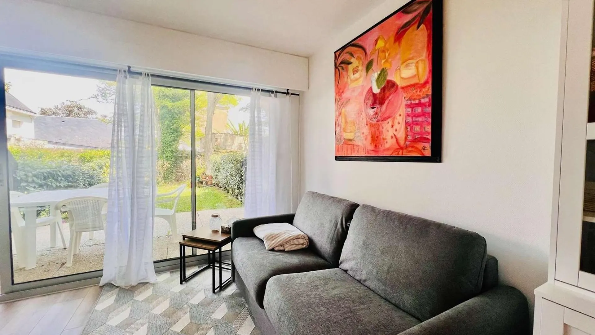 Studio Charmant Avec Jardin Au Centre De Quiberon, Proche Plage, Parking Inclus - Fr-1-478-320 Киберон